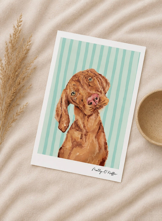Vizsla on Loinnir Print