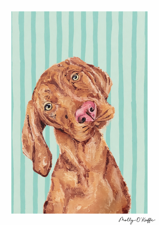 Vizsla on Loinnir Print