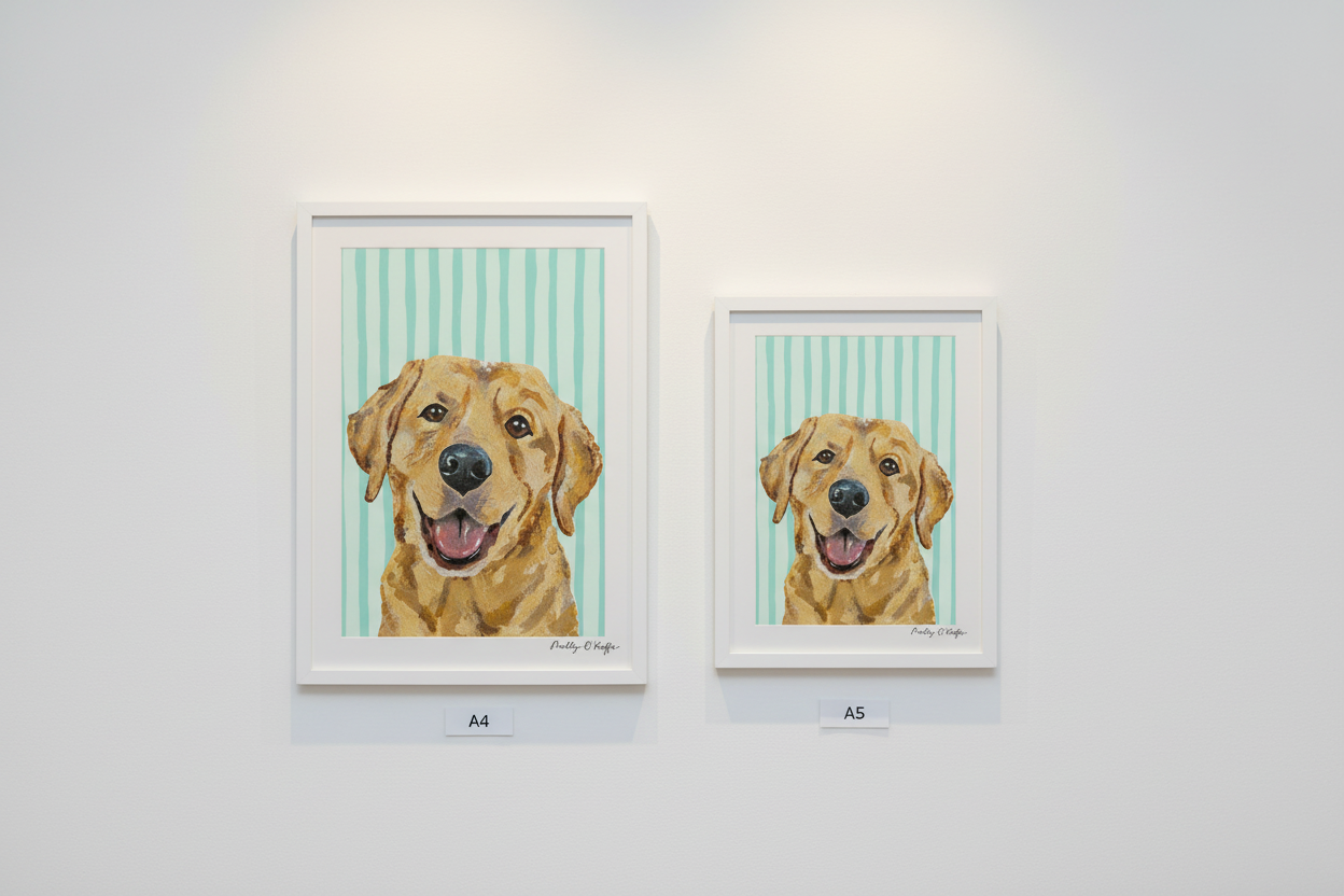 Yellow Labrador on Loinnir Print