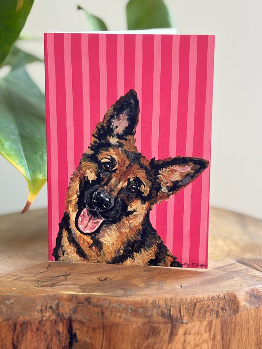 German Shepherd Card